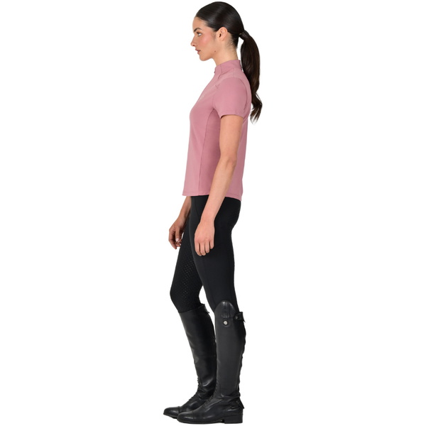 2025 Dublin Womens 1/4 Zip Breathable Short Sleeve Top 1027711 - Dusty Rose